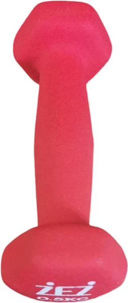 Гантель ZEZ Sport Виниловая / 0.5kg-N-К