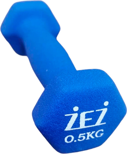 Гантель ZEZ Sport Виниловая / 0.5kg-N-С - фото