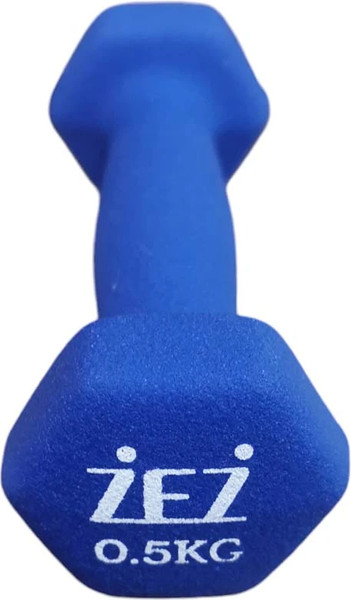 Гантель ZEZ Sport Виниловая / 0.5kg-N-С