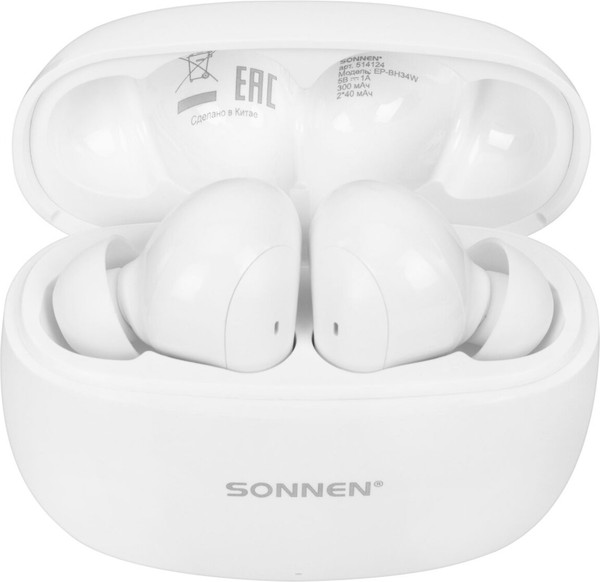Беспроводные наушники Sonnen Premium EP-BH34W / 514124