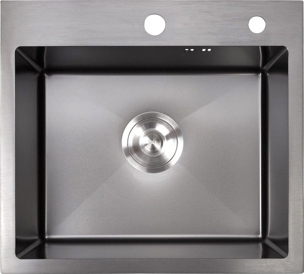 Мойка кухонная Schtoff Best Premium Silver 5550 KR-1 Grey SD-1 Silver - фото