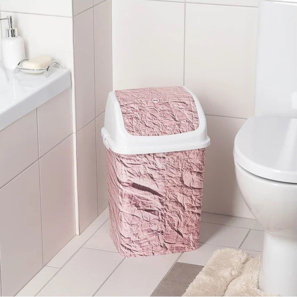 Мусорное ведро Русспласт Гранж / РП-1013-ГЧ