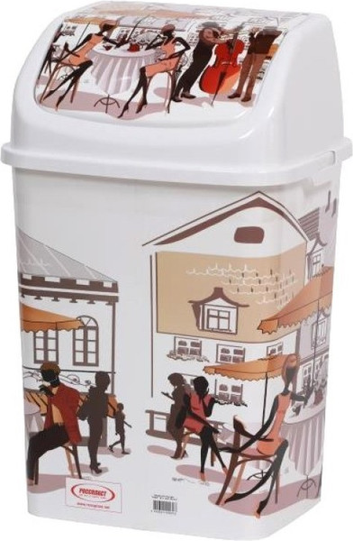 Мусорное ведро Русспласт Кафе / РП-1013-КБ - фото