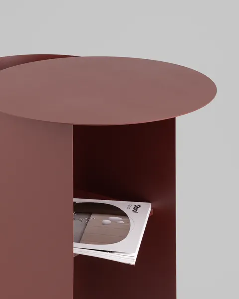 Журнальный столик Stool Group Floire / MT-143 DB-032 (бордовый)