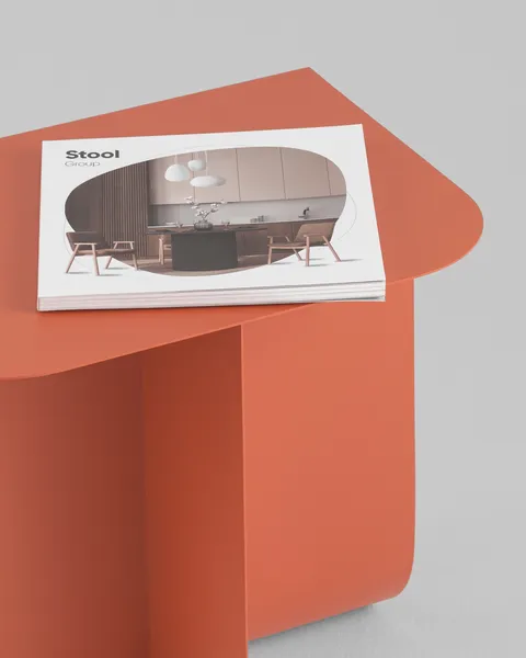 Журнальный столик Stool Group Laure / MT-136S DB-008 (красный)