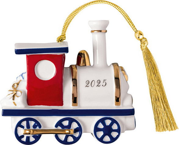 Елочная игрушка Villeroy & Boch Christmas Classics Поезд / 14-8675-4355 - фото