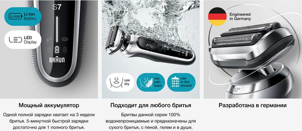 Электробритва Braun Series 72-G1200s