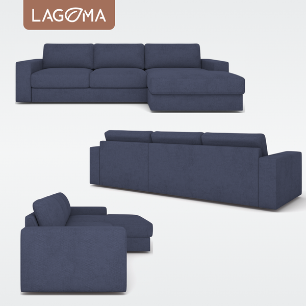 Диван угловой LAGOMA Прайд правый