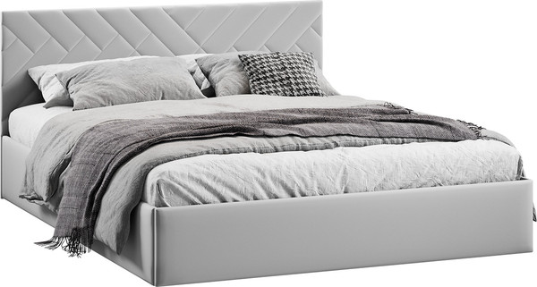 Двуспальная кровать ТриЯ Кевия с ПМ 180x200 Тип 1 - фото