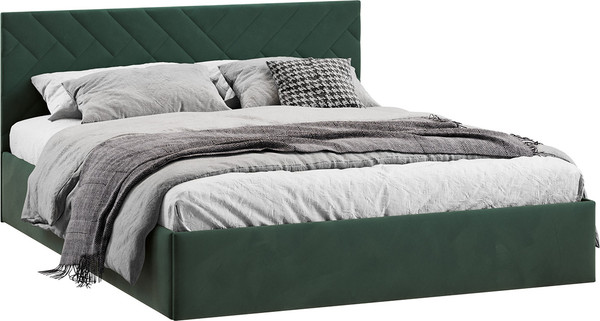 Двуспальная кровать ТриЯ Кевия с ПМ 180x200 Тип 1 - фото