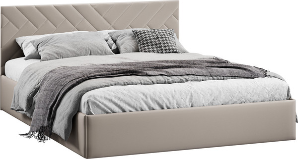 Двуспальная кровать ТриЯ Кевия с ПМ 180x200 Тип 1  - фото