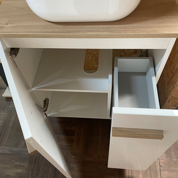 Комплект мебели для ванной Lauter Adri тумба, столешница, раковина