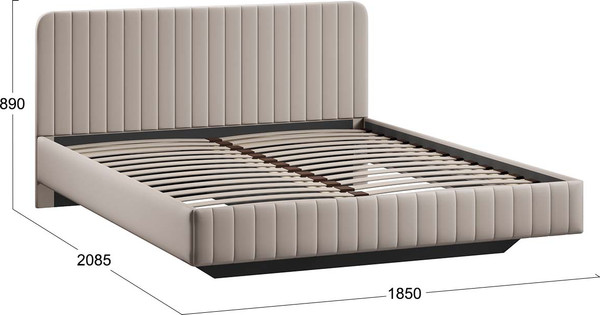 Двуспальная кровать ТриЯ Шелли 180x200 Тип 1