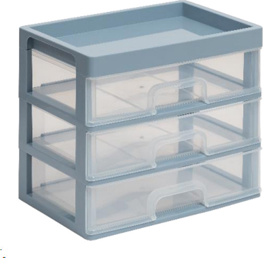 Органайзер для хранения Violet 3 ящика / 340349 - фото