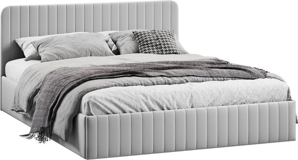 Двуспальная кровать ТриЯ Шелли с ПМ 180x200 Тип 1  - фото