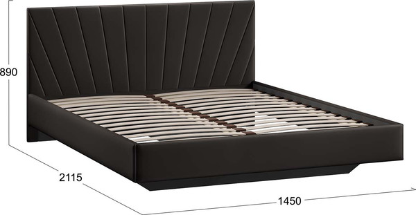 Полуторная кровать ТриЯ Эвори 140x200 Тип 1