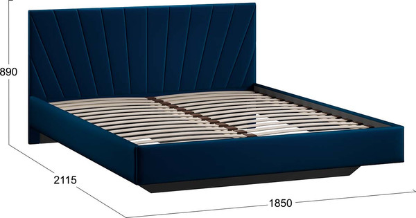 Двуспальная кровать ТриЯ Эвори 180x200 Тип 1