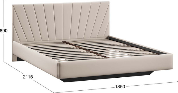 Двуспальная кровать ТриЯ Эвори 180x200 Тип 1