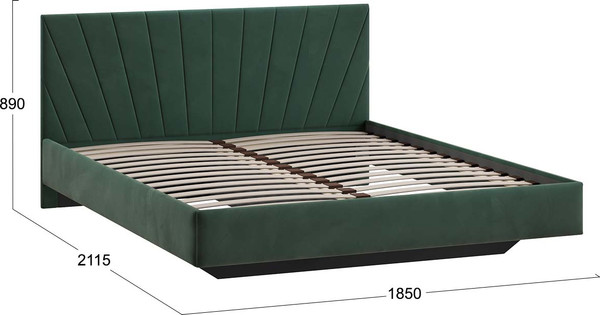 Двуспальная кровать ТриЯ Эвори 180x200 Тип 1