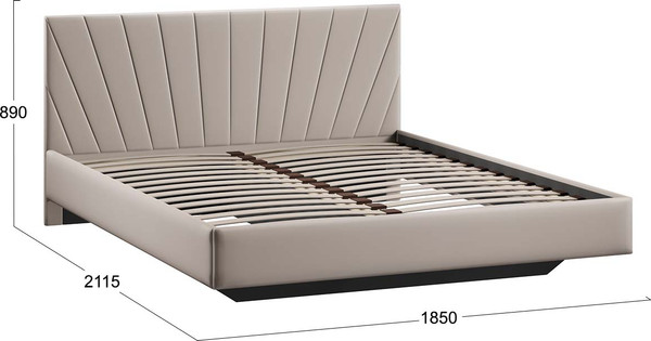 Двуспальная кровать ТриЯ Эвори 180x200 Тип 1 