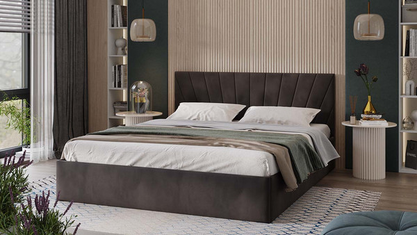 Полуторная кровать ТриЯ Эвори с ПМ 140x200 Тип 1 