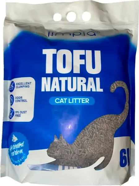 Наполнитель для туалета Limpia Соевый гранулированный / 000001328 - фото