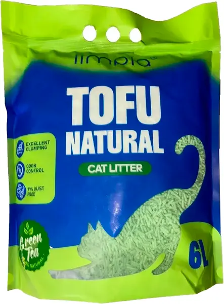 Наполнитель для туалета Limpia Соевый гранулированный / 000001326 - фото