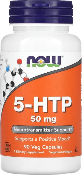 Аминокислота 5-HTP NOW 50мг - фото