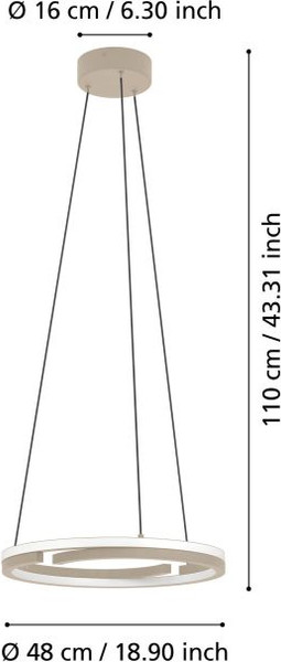 Потолочный светильник Eglo Mezzomonte 901824