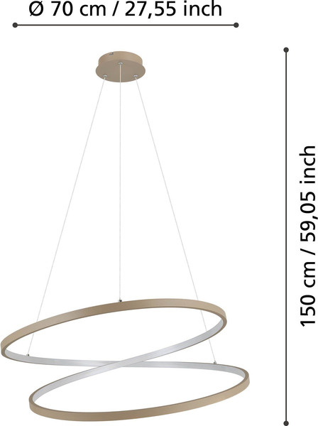 Потолочный светильник Eglo Ruotale 901141