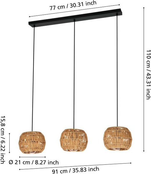 Люстра Eglo Sheldon 44144