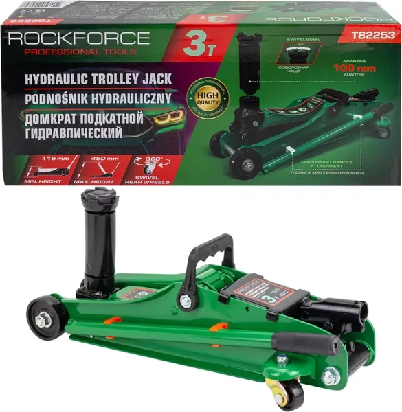 Подкатной домкрат RockForce RF-T82253