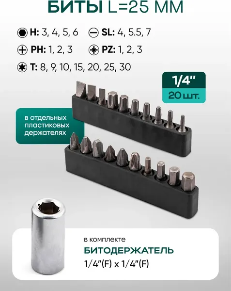 Универсальный набор инструментов RockForce RF Light-41723-5