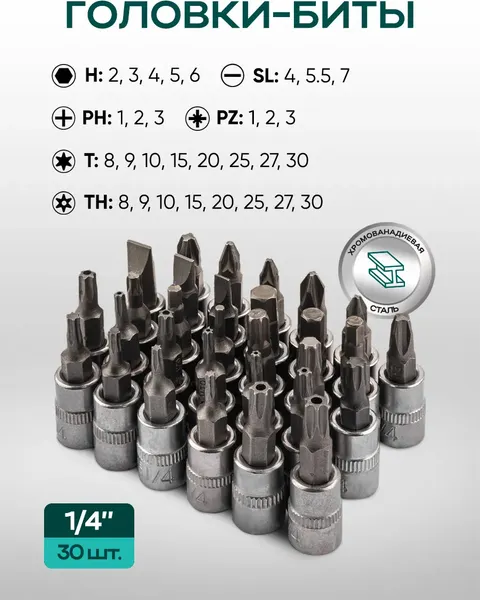 Универсальный набор инструментов RockForce RF Light-41723-5