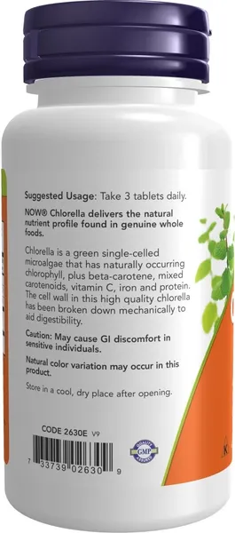 Пищевая добавка NOW Chlorella