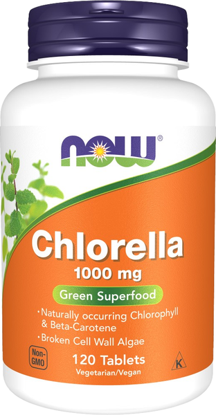 Пищевая добавка NOW Chlorella - фото