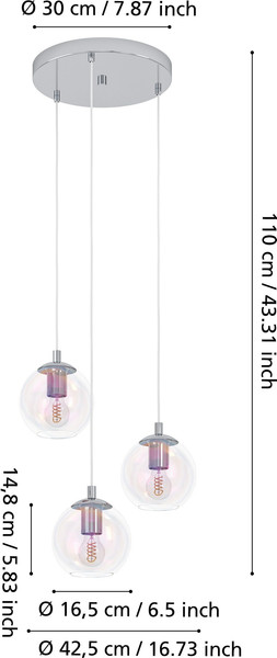 Люстра Eglo Ariscani 2 901921