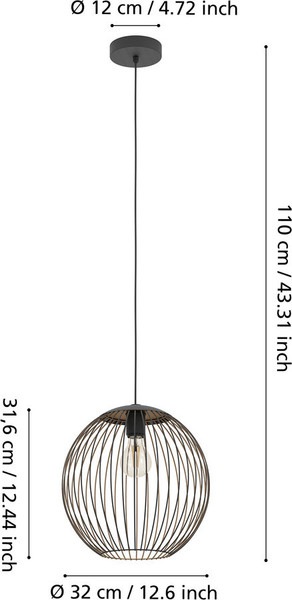 Потолочный светильник Eglo Almanzora 901868