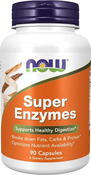 Пищевая добавка NOW Super Enzymes - фото