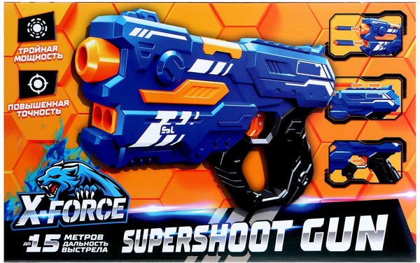 Бластер игрушечный Woow Toys Supershoot Gun / 5541512