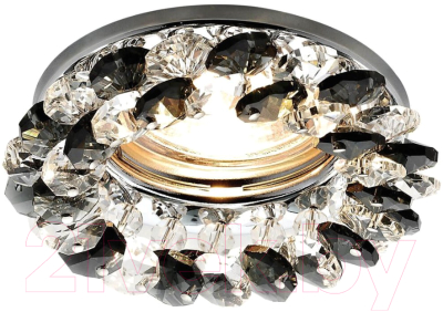 Точечный светильник Ambrella K206 BK/CH - фото