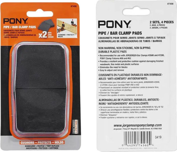 Защитные накладки для струбцин Pony Jorgensen 7456