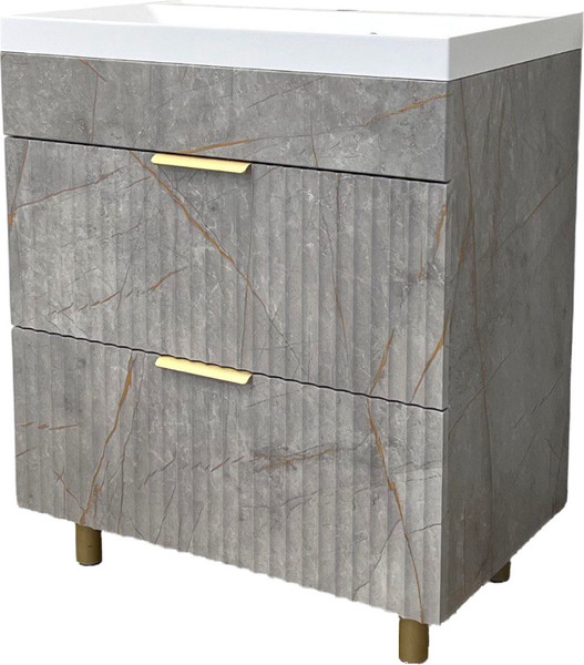 Тумба под умывальник Garda Onda 94 _700 / 09.94.700.PVC - фото