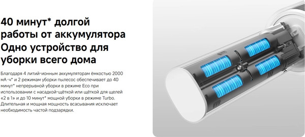 Вертикальный пылесос Xiaomi Vacuum Cleaner P30 / BHR08J7EU