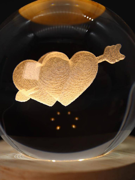 Ночник ILikeGift Two hearts / 149-025