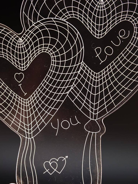 Ночник ILikeGift Heart Balloons / 149-056