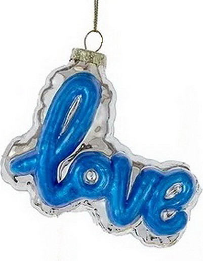 Елочная игрушка Kurt S. Adler Kurt Christmas 2024 Love / T3584_1 - фото