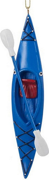 Елочная игрушка Kurt S. Adler Kurt Christmas 2024 Каяк синий / A1520_2 - фото