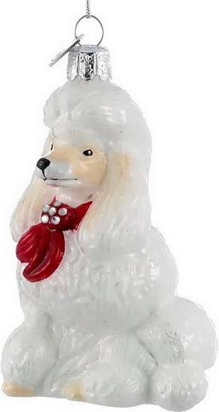 Елочная игрушка Kurt S. Adler Noble Gems Пудель / NB0900PO - фото
