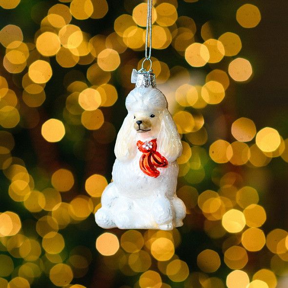 Елочная игрушка Kurt S. Adler Noble Gems Пудель / NB0900PO